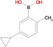 5-Cyclopropyl-2-methylphenylboronic acid