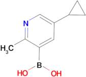 5-Cyclopropyl-2-methylpyridin-3-ylboronic acid