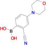2-Cyano-4-morpholinophenylboronic acid