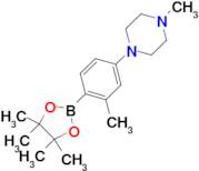 1-Methyl-4-[3-methyl-4-(4,4,5,5-tetramethyl-1,3,2-dioxaborolan-2-yl)phenyl]piperazine