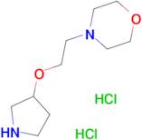 4-[2-(Pyrrolidin-3-yloxy)ethyl]morpholine dihydrochloride