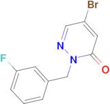 5-Bromo-2-(3-fluorobenzyl)pyridazin-3(2H)-one