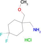 [4,4-Difluoro-1-(methoxymethyl)cyclohexyl]methanamine hydrochloride