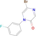 5-Bromo-1-(3-fluorophenyl)pyrazin-2(1H)-one