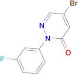 5-Bromo-2-(3-fluorophenyl)pyridazin-3(2H)-one