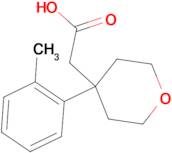 2-(4-o-Tolyl-tetrahydro-2H-pyran-4-yl)acetic acid