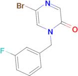 5-Bromo-1-(3-fluorobenzyl)pyrazin-2(1H)-one