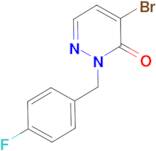 4-Bromo-2-(4-fluorobenzyl)pyridazin-3(2H)-one