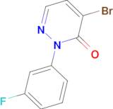 4-Bromo-2-(3-fluorophenyl)pyridazin-3(2H)-one