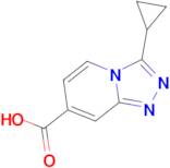 3-Cyclopropyl-[1,2,4]triazolo[4,3-a]pyridine-7-carboxylic acid