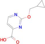 2-(Cyclopropylmethoxy)pyrimidine-4-carboxylic acid