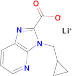 Lithium 3-(cyclopropylmethyl)-3H-imidazo[4,5-b]pyridine-2-carboxylate