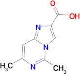 5,7-Dimethylimidazo[1,2-c]pyrimidine-2-carboxylic acid