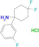 4,4-Difluoro-1-(3-fluorophenyl)cyclohexanamine hydrochloride