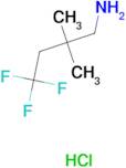 4,4,4-Trifluoro-2,2-dimethylbutylamine hydrochloride