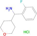 (2-Fluorophenyl)(tetrahydro-2H-pyran-4-yl)methylamine hydrochloride