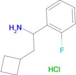 2-Cyclobutyl-1-(2-fluorophenyl)ethanamine hydrochloride