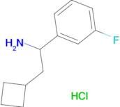 2-Cyclobutyl-1-(3-fluorophenyl)ethanamine hydrochloride