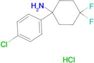 1-(4-Chlorophenyl)-4,4-difluorocyclohexanamine hydrochloride