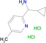 Cyclopropyl(5-methylpyridin-2-yl)methanamine dihydrochloride