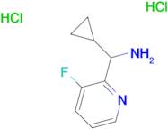 Cyclopropyl(3-fluoropyridin-2-yl)methanamine dihydrochloride