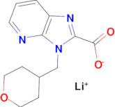 Lithium 3-[(tetrahydro-2H-pyran-4-yl)methyl]-3H-imidazo[4,5-b]pyridine-2-carboxylate