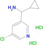 (5-Chloropyridin-3-yl)(cyclopropyl)methanamine dihydrochloride