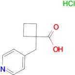 1-(Pyridin-4-ylmethyl)cyclobutanecarboxylic acid hydrochloride