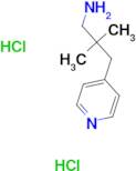 2,2-Dimethyl-3-(pyridin-4-yl)propan-1-amine dihydrochloride