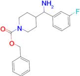 Benzyl 4-[amino(3-fluorophenyl)methyl]piperidine-1-carboxylate