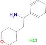 1-Phenyl-2-(tetrahydro-2H-pyran-4-yl)ethanamine hydrochloride