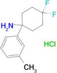 4,4-Difluoro-1-m-tolylcyclohexanamine hydrochloride