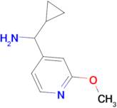 Cyclopropyl(2-methoxypyridin-4-yl)methanamine