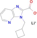 Lithium 3-(cyclobutylmethyl)-3H-imidazo[4,5-b]pyridine-2-carboxylate