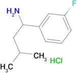 1-(3-Fluorophenyl)-3-methylbutan-1-amine hydrochloride