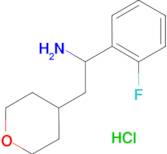 1-(2-Fluorophenyl)-2-(tetrahydro-2H-pyran-4-yl)ethanamine hydrochloride