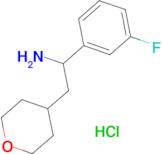 1-(3-Fluorophenyl)-2-(tetrahydro-2H-pyran-4-yl)ethanamine hydrochloride