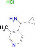 Cyclopropyl(3-methylpyridin-4-yl)methanamine hydrochloride