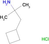 1-Cyclobutyl-2-methylpropan-2-amine hydrochloride