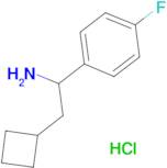 2-Cyclobutyl-1-(4-fluorophenyl)ethanamine hydrochloride