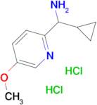 Cyclopropyl(5-methoxypyridin-2-yl)methanamine dihydrochloride