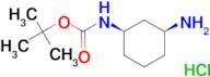 tert-butyl rac-[(1R,3S)-3-aminocyclohexyl]carbamate hydrochloride