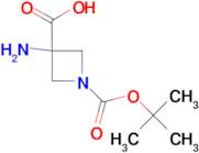 3-amino-1-(tert-butoxycarbonyl)-3-azetidinecarboxylic acid