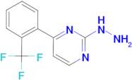 2-hydrazino-4-[2-(trifluoromethyl)phenyl]pyrimidine