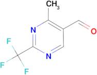 4-methyl-2-(trifluoromethyl)-5-pyrimidinecarbaldehyde