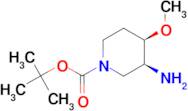 tert-butyl rac-(3S,4R)-3-amino-4-methoxy-1-piperidinecarboxylate