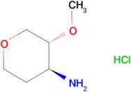 rac-[(3R,4S)-3-methoxytetrahydro-2H-pyran-4-yl]amine hydrochloride