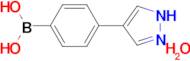 [4-(1H-pyrazol-4-yl)phenyl]boronic acid hydrate