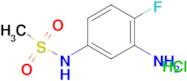 N-(3-amino-4-fluorophenyl)methanesulfonamide hydrochloride