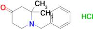 1-Benzyl-2,2-dimethylpiperidin-4-one hydrochloride